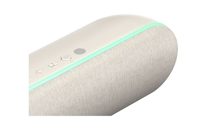 LG xboom XT7S - Altavoz inalámbrico, bluetooth, 20W, hasta 16h batería, resistencia IPX5, Beige, XT7S