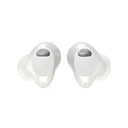 LG TONE Free T90S Auriculares True Wireless con Dolby Atmos, cancelación Activa del Ruido, base de carga con autolimpieza UVnano elimina el 99,9% de las bacterias, triple micrófono para llamadas en la oficina o el teletrabajo, modos conversación privada y sonido ambiente, TONE-T90S.AEUSLWH