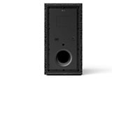 Vista angular del la parte trasera de la LG Soundbar S60T
