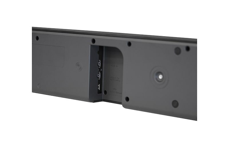 LG Barra de sonido Inteligente LG S80QR con 620W de potencia y 5.1.3 canales, triple altavoz Atmos vertical y altavoces traseros incluidos. Sonido envolvente Dolby Atmos, dst:X, IMAX Enhanced, Hi-Res 24bits/96kHz y Meridian Horizon., S80QR