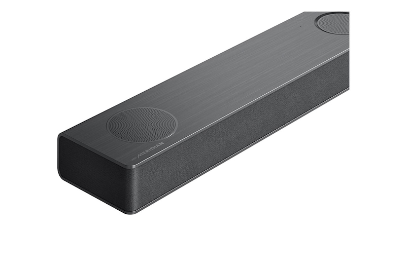 LG Barra de sonido Inteligente LG S80QY con 480W de potencia y 3.1.3 canales, triple altavoz Atmos vertical y compatible con altavoces traseros SPQ8-S. Sonido envolvente Dolby Atmos, dst:X, IMAX Enhanced, Hi-Res 24bits/96kHz y Meridian Horizon., S80QY