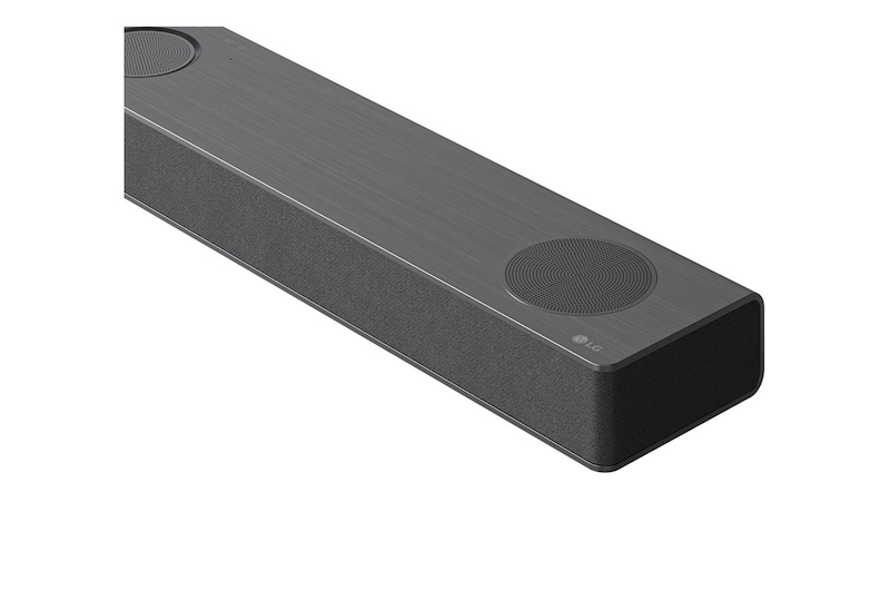 LG Barra de sonido Inteligente LG S80QY con 480W de potencia y 3.1.3 canales, triple altavoz Atmos vertical y compatible con altavoces traseros SPQ8-S. Sonido envolvente Dolby Atmos, dst:X, IMAX Enhanced, Hi-Res 24bits/96kHz y Meridian Horizon., S80QY