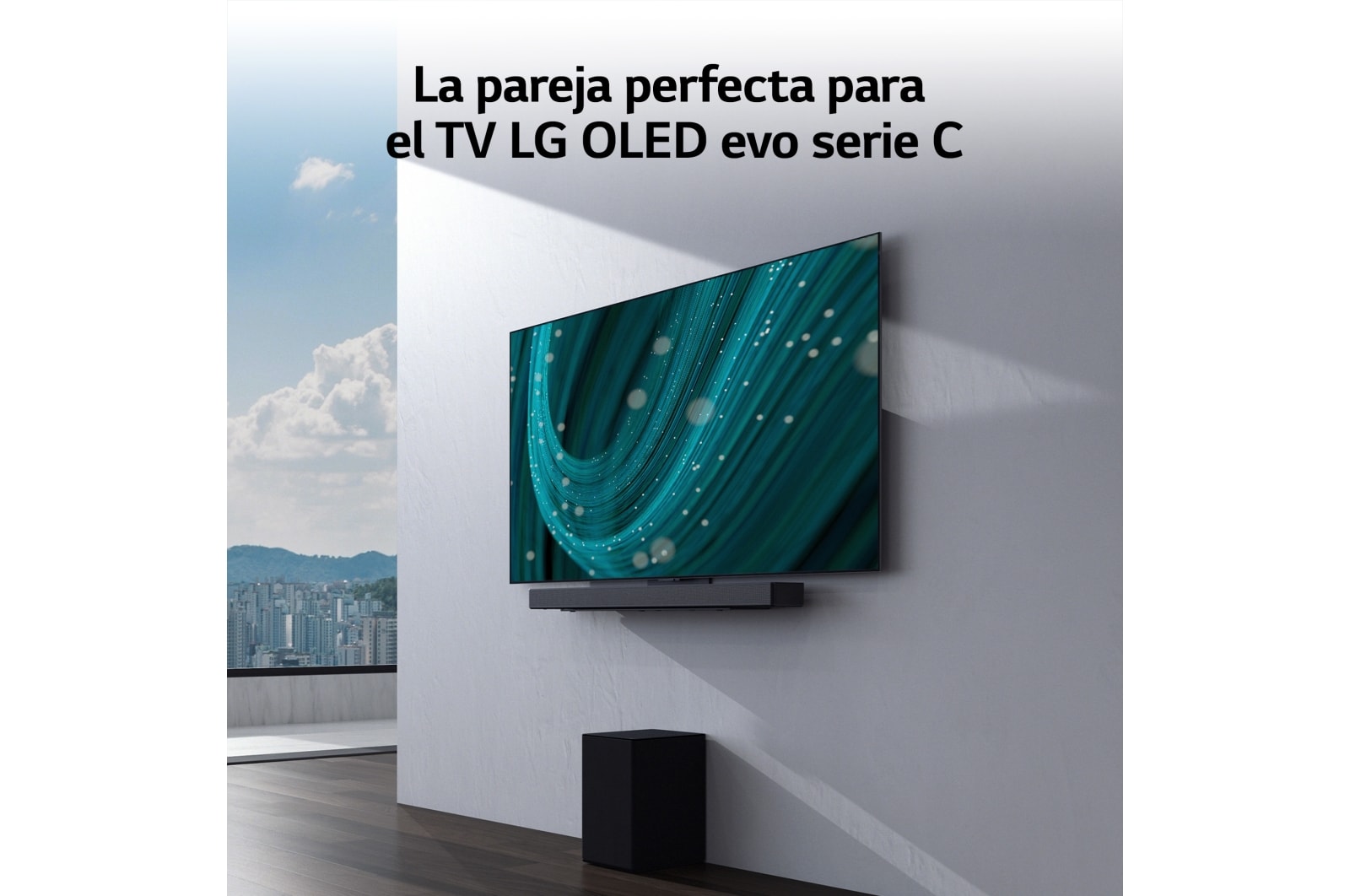 LG Barra de Sonido - LG SC9S, Bluetooth, 400W, 3.1.3  canales con Subwoofer, Dolby Atmos, DTS:X, IA Ready, Gris Oscuro, SC9S