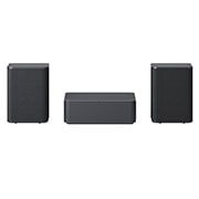LG Kit SPQ8-S compuesto de 2 altavoces traseros inalámbricos para Barras de Sonido LG modelos S90QY y S80QY para aumentar la potencia en 140W y 2.0 canales con montaje en pared opcional. , SPQ8-S