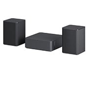 LG Kit SPQ8-S compuesto de 2 altavoces traseros inalámbricos para Barras de Sonido LG modelos S90QY y S80QY para aumentar la potencia en 140W y 2.0 canales con montaje en pared opcional. , SPQ8-S