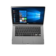 LG Gram 14T90P-G-AA78B Windows 10 Home - Convertible 2 en 1 ultraligero de 35,5cm (14") FHD IPS (1kg, autonomía 20,5h, Intel i7 10ª gen., Intel UHD Graphics, 16GB RAM, 512GB SSD NVMe) Plata - Teclado Español, 14T90P-G-AA78B