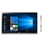 LG Gram 14T90P-G-AA78B Windows 10 Home - Convertible 2 en 1 ultraligero de 35,5cm (14") FHD IPS (1kg, autonomía 20,5h, Intel i7 10ª gen., Intel UHD Graphics, 16GB RAM, 512GB SSD NVMe) Plata - Teclado Español, 14T90P-G-AA78B