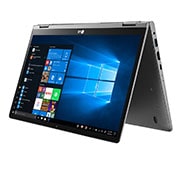 LG Gram 14T90P-G-AA78B Windows 10 Home - Convertible 2 en 1 ultraligero de 35,5cm (14") FHD IPS (1kg, autonomía 20,5h, Intel i7 10ª gen., Intel UHD Graphics, 16GB RAM, 512GB SSD NVMe) Plata - Teclado Español, 14T90P-G-AA78B