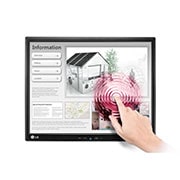 LG 19MB15T-I - Monitor táctil de 19", Tecnología LED, Full HD, 178º de ángulo de visión, 19MB15T-I