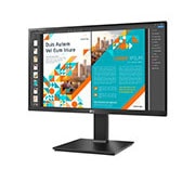 LG 24QP550-B - Monitor LG IPS (Panel IPS:2560x1440px, 16:9, 300 cd/m2, 1000:1, 5ms); entradas: DP x1, HDMI x2; sRGB 99%, HDR10, FreeSync™; Regulable en altura e inclinacion y pivotable, 24QP550-B