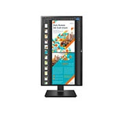 LG 24QP550-B - Monitor LG IPS (Panel IPS:2560x1440px, 16:9, 300 cd/m2, 1000:1, 5ms); entradas: DP x1, HDMI x2; sRGB 99%, HDR10, FreeSync™; Regulable en altura e inclinacion y pivotable, 24QP550-B