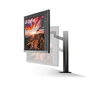 LG 27QN880-B - Monitor QHD polivalente (Panel IPS: 2560 x 1440p, 16:9, 350cd/m², 1000:1, sRGB >99%, 75Hz, 5ms); diag. 68,47cm; entradas: HDMI x2, DP x1, USB-A x2, USB-C x1 (P,D, 60W); altavoces 5W ; marcos ultrafinos, 27QN880-B