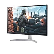 LG 27UP600-W - Monitor para creadores LG 4K UHD (Panel IPS: 3840x2160, 400nit, 1200:1, HDR10, DCI-P3 >95%); diag. 68,4cm; entradas: HDMI x2, DP x1., 27UP600-W