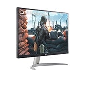 LG 27UP600-W - Monitor para creadores LG 4K UHD (Panel IPS: 3840x2160, 400nit, 1200:1, HDR10, DCI-P3 >95%); diag. 68,4cm; entradas: HDMI x2, DP x1., 27UP600-W