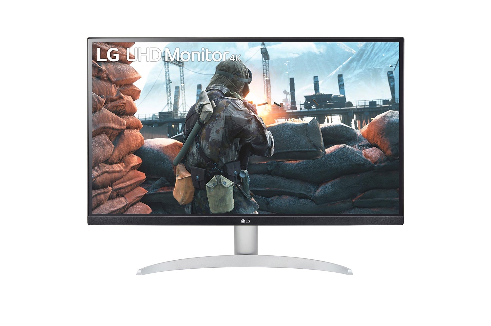 LG 27UP600-W - Monitor para creadores LG 4K UHD (Panel IPS: 3840x2160, 400nit, 1200:1, HDR10, DCI-P3 >95%); diag. 68,4cm; entradas: HDMI x2, DP x1., 27UP600-W