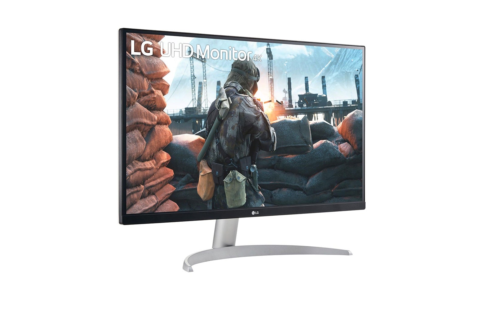 LG 27UP600-W - Monitor para creadores LG 4K UHD (Panel IPS: 3840x2160, 400nit, 1200:1, HDR10, DCI-P3 >95%); diag. 68,4cm; entradas: HDMI x2, DP x1., 27UP600-W