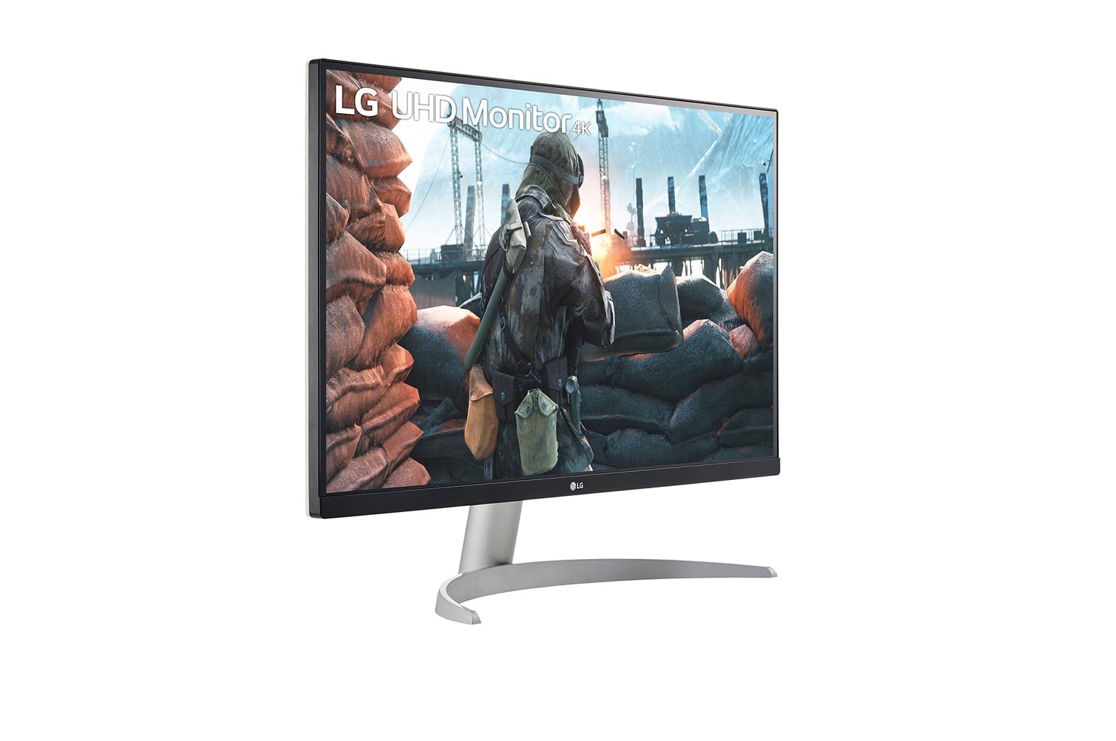 LG 27UP600-W - Monitor para creadores LG 4K UHD (Panel IPS: 3840x2160, 400nit, 1200:1, HDR10, DCI-P3 >95%); diag. 68,4cm; entradas: HDMI x2, DP x1., 27UP600-W