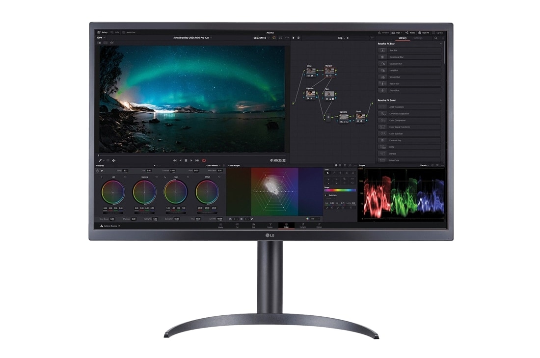 LG 32EP950 - Monitor LG UltraFine OLED (Panel OLED: 3840x2160, 16:9, 250cd/m2, 1M:1, 1ms, DCI-P3>99%, DisplayHDR™ 400 TrueBlack); diag. 80cm; entr: HDMI x1, DP x2, USB-C x1, USB-A x4., 32EP950-B