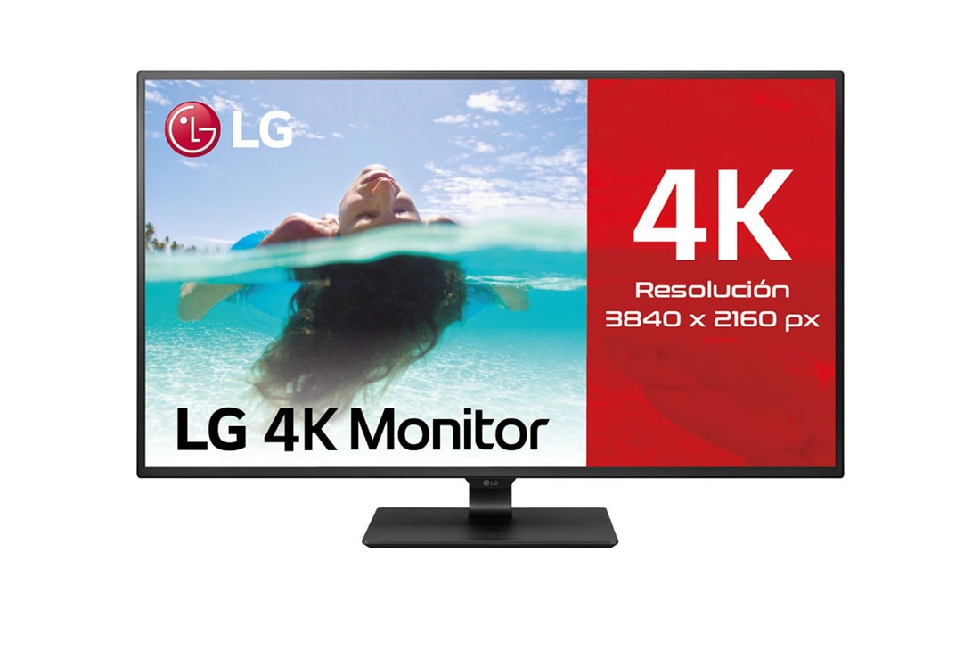 LG 43UN700 - Monitor UHD profesional (Panel IPS: 3840x2160, 400nit, 1000:1, NTSC >72%); diag.108cm; entr: HDMIx4, DPx1, USB-Cx1, USB-Ax2; 2PBP/4PBP, 43UN700-B