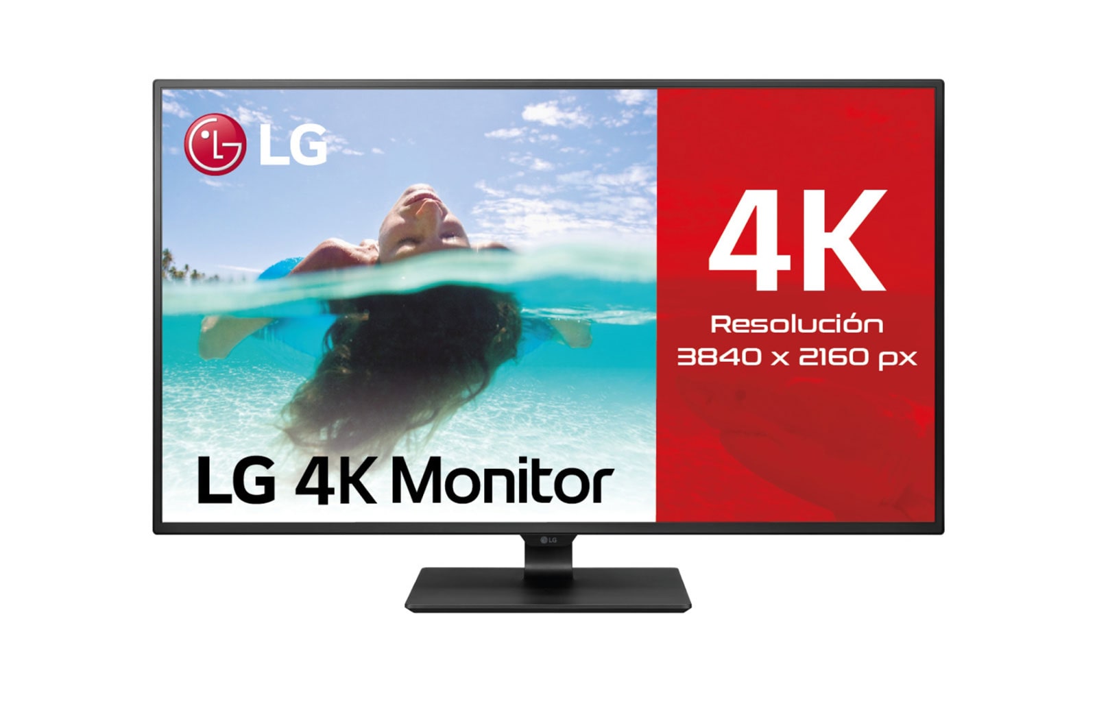 LG 43UN700 - Monitor UHD profesional (Panel IPS: 3840x2160, 400nit, 1000:1, NTSC >72%); diag.108cm; entr: HDMIx4, DPx1, USB-Cx1, USB-Ax2; 2PBP/4PBP, 43UN700-B