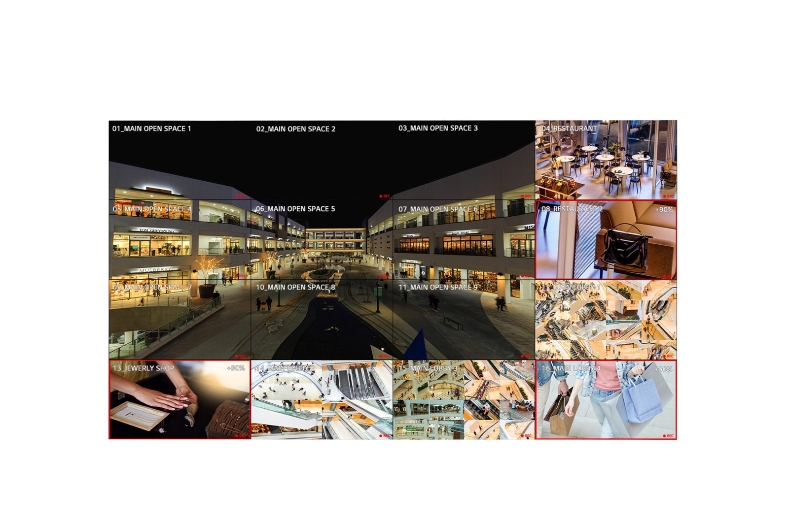 LG Video Wall de 55'' 700 nits FHD con 0,44mm de bisel uniforme, 55VSH7J-H