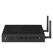 LG Box Tipo Thin Client – Procesador Quad-Core Intel®Celeron™ J4105; Memoria RAM de 4GB; Almacenamiento 16GB eMMC; DisplayPort con soporte para hasta 3 pantallas; USB Type-C™ con hasta 60W de suministro de energía; Diseño Silencioso., CL600N-6N