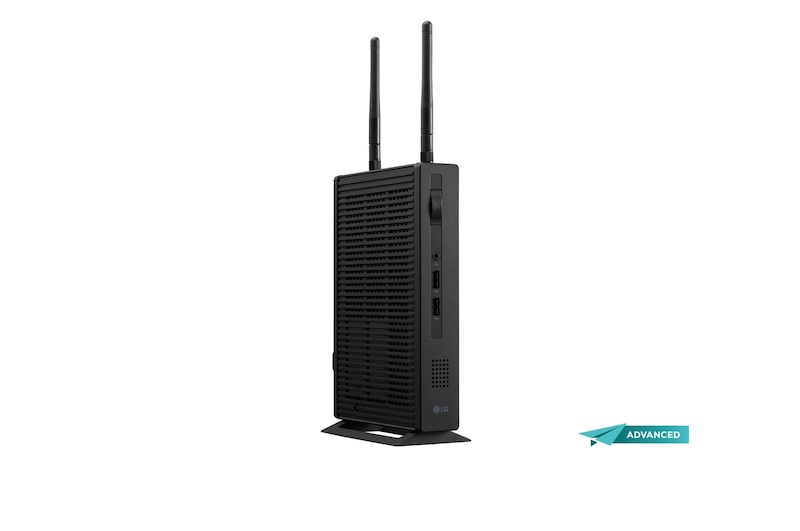 LG CL600I – Box Thin Client - Procesador Quad-Core; 4GB de RAM DDR4; 16GB de Almacenamiento; SO IGEL preinstalado; entradas: USB Type-C™ x1; DisplayPort x1; Puerto Ethernet; Diseño Silencioso, CL600I-6N