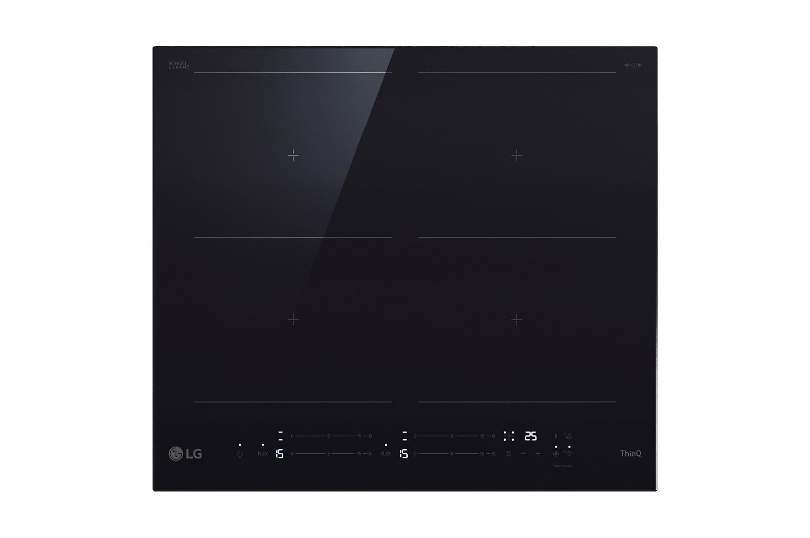 LG Placa de indución 59cm Dual Flex, CBIZ2437B
