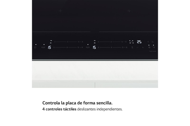 LG Placa de indución 59cm Dual Flex, CBIZ2437B