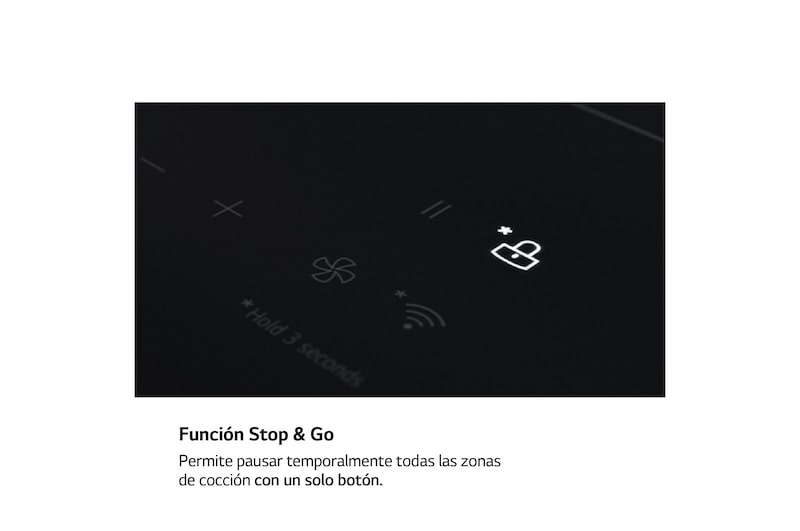 LG Placa de indución 59cm Dual Flex, CBIZ2437B