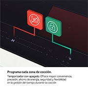 LG Placa de indución 59cm Dual Flex, CBIZ2437B