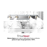 LG Lavavajillas Integrable, LG QuadWash™ Steam, B con lavado a vapor y tercera bandeja , DB365TXS