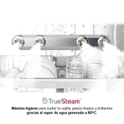 LG Lavavajillas Integrable LG QuadWash™, TrueSteam, clasificación  D, con lavado a vapor y tercera bandeja , DB425TXS