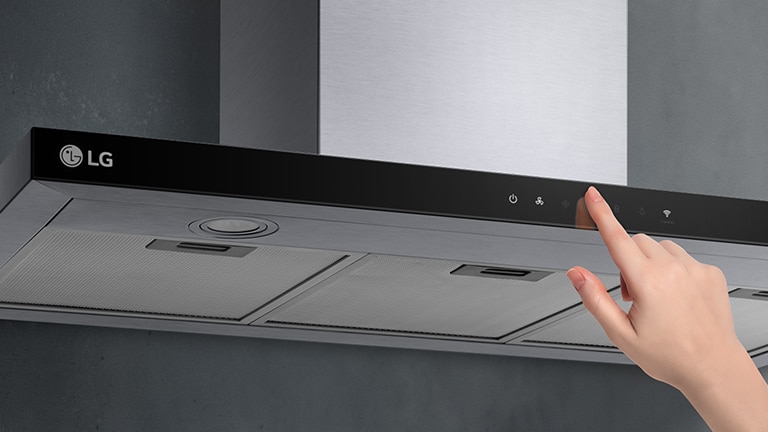 Imagen de un dedo tocando el control de la campana