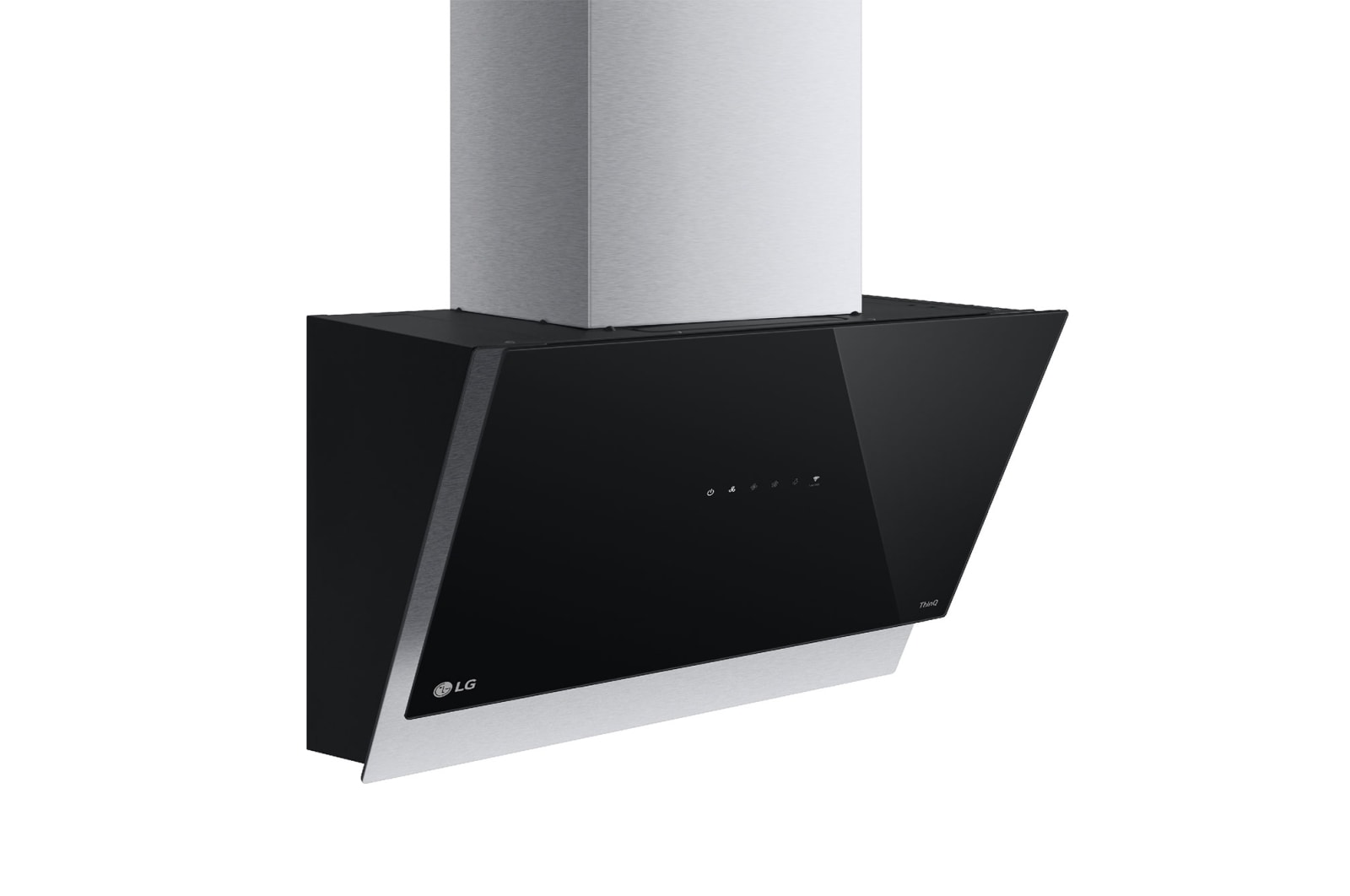 LG Campana extractora inclinada Cristal 60 cm - 630 ㎥/h Clase C, HCEZ2428B