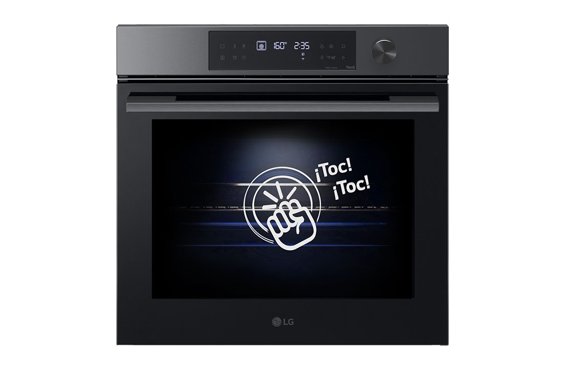 LG Horno Pirolítico Instaview 76L A+ con sistema de limpieza Blue EasyClean, acero negro mate, WS7D7631WB