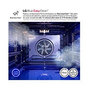 LG Horno Pirolítico Instaview 76L A+ con sistema de limpieza Blue EasyClean, acero negro mate, WS7D7631WB