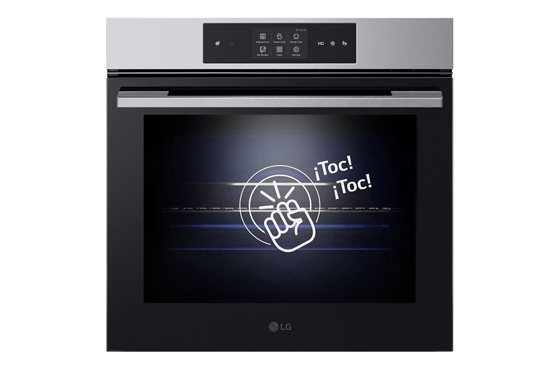 LG Horno Pirolítico Instaview Vapor 76L A++ con sistema de limpieza Blue EasyClean, acero inoxidable, WS9D7651WS