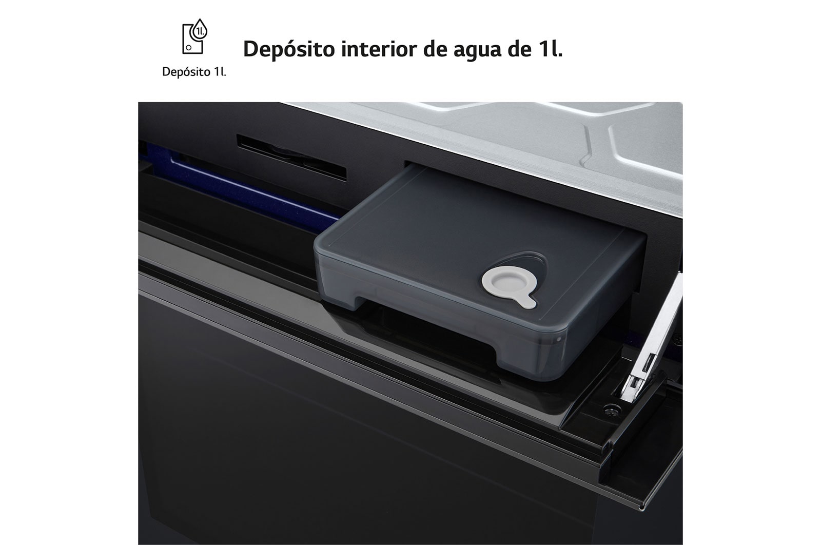 LG Horno Pirolítico Instaview Vapor 76L A++ con sistema de limpieza Blue EasyClean, acero inoxidable, WS9D7651WS