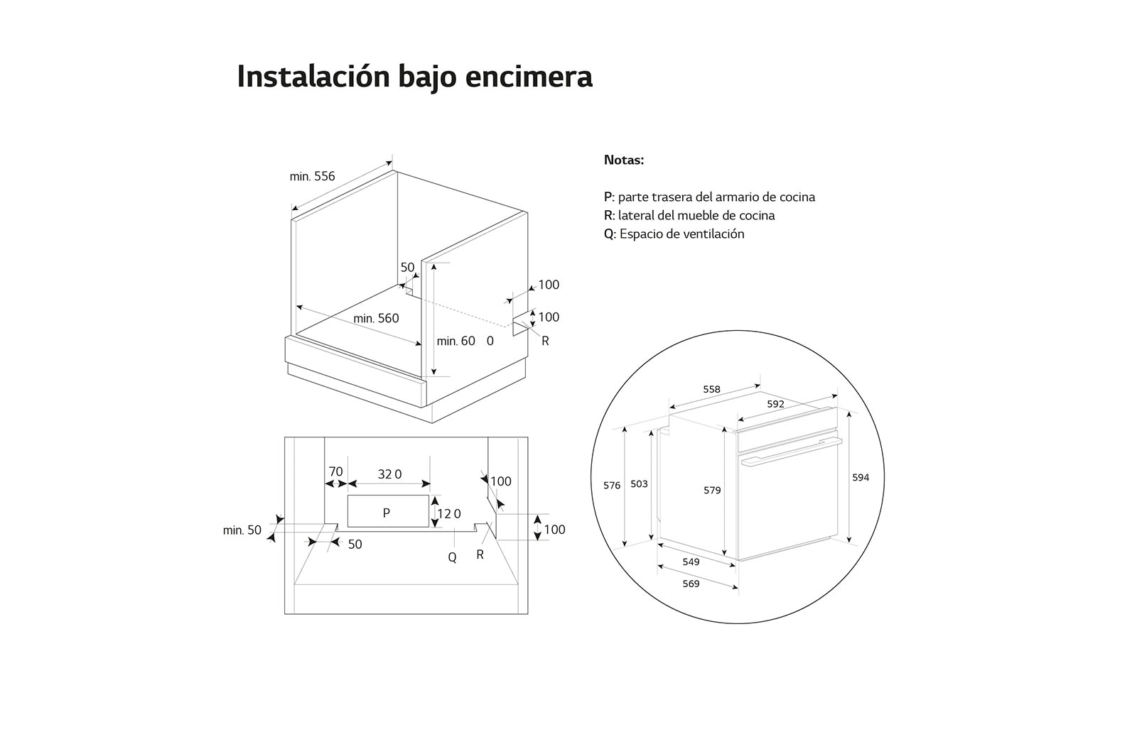 LG Horno Pirolítico Instaview Vapor 76L A++ con sistema de limpieza Blue EasyClean, acero inoxidable, WS9D7651WS