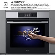 LG Horno Pirolítico Instaview Vapor 76L A++ con sistema de limpieza Blue EasyClean, acero inoxidable, WS9D7651WS