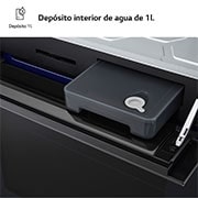 LG Horno Pirolítico Instaview Vapor 76L A++ con sistema de limpieza Blue EasyClean, acero inoxidable, WS9D7651WS