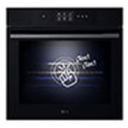 LG Horno Instaview Vapor 100% 76L A++ con sistema de limpieza Blue EasyClean, cristal negro mate, WS9D7672WM