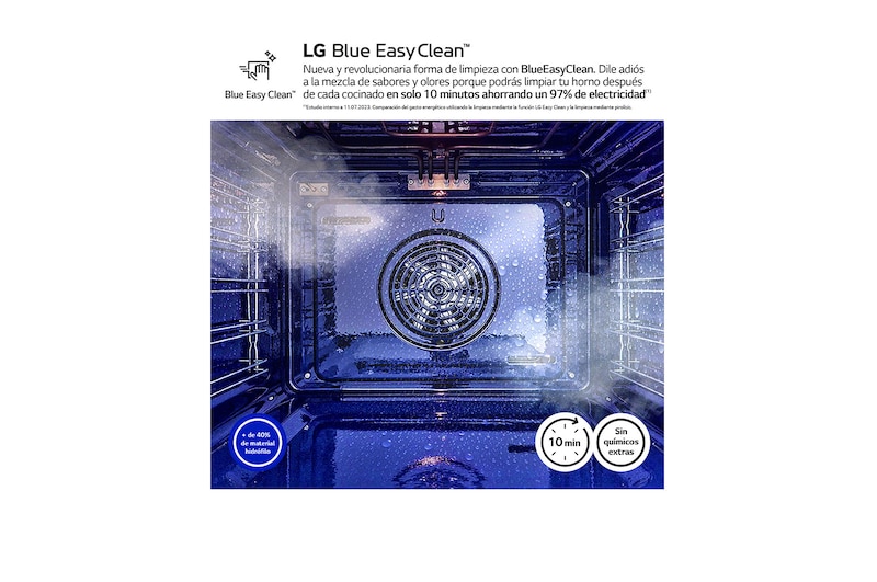 LG Horno LG Instaview 76 litros A+ Freidora de Aire, WSED7612S