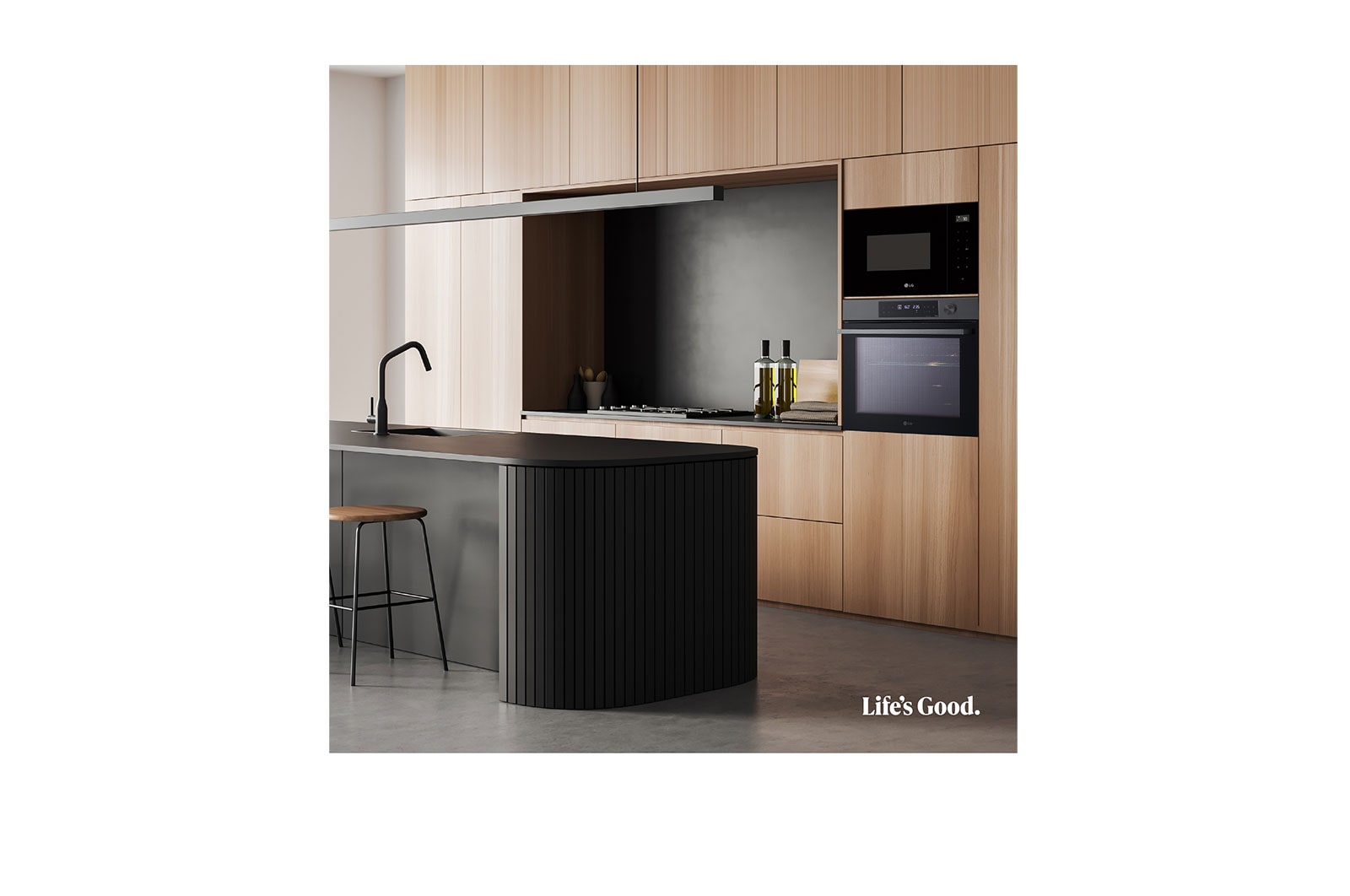 LG Horno LG Instaview 76 litros A+ Freidora de Aire, WSED7612S