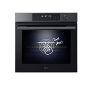 LG Horno Pirolítico Instaview 76L A+ con sistema de limpieza Blue EasyClean, acero negro, WSED7612B