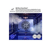LG Horno Pirolítico Instaview 76L A+ con sistema de limpieza Blue EasyClean, acero negro, WSED7612B