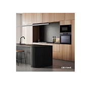 LG Horno Pirolítico Instaview 76L A+ con sistema de limpieza Blue EasyClean, acero negro, WSED7612B