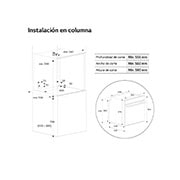 LG Oferta set: Horno LG Instaview 76 litros A+ Freidora de Aire y Placa de indución 59cm Flex + zona 28 cm, WSED7612S.CBIZ2