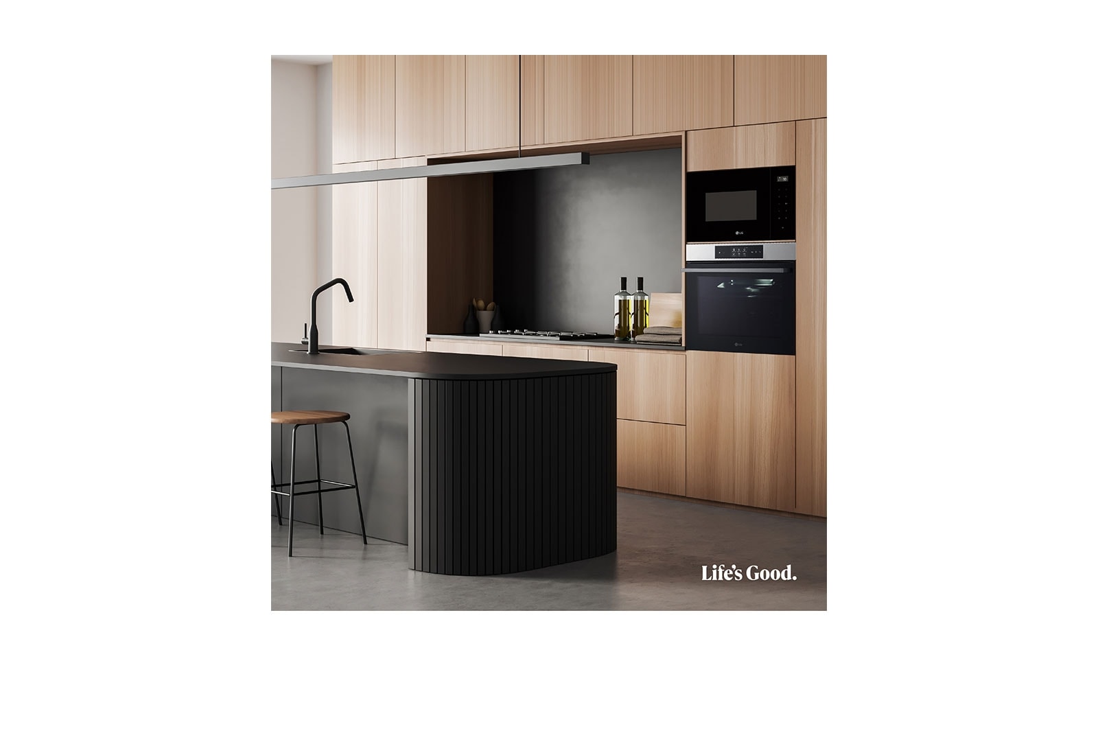 LG Horno LG Instaview 76 litros A++ Cocina Vapor y Freidora de Aire, WSED7665B